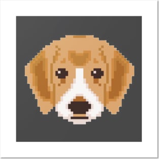 Adorable pixel puppy Posters and Art
